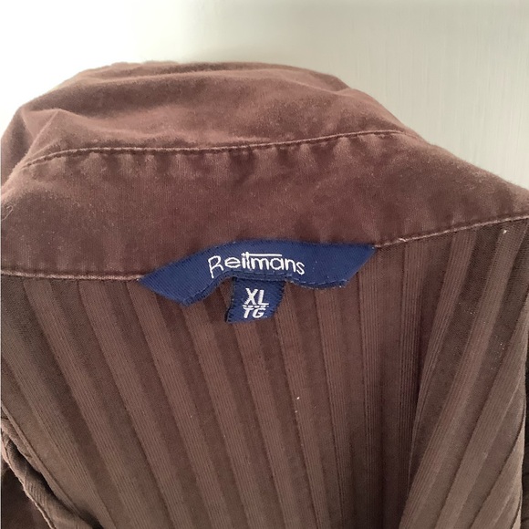 Brown button down short sleeve shirt - Picture 3 of 3